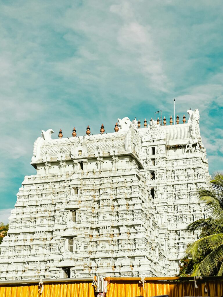 Building of Hindu Temple